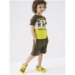 Комплект трикотажный для мальчиков: фуфайка (футболка), шорты