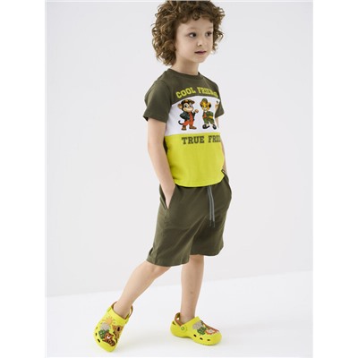 Комплект трикотажный для мальчиков: фуфайка (футболка), шорты