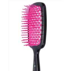 Kristaller Расчёска массажная для быстрой сушки волос WS023, черно-розовый, пластик, 20,5 см 27967