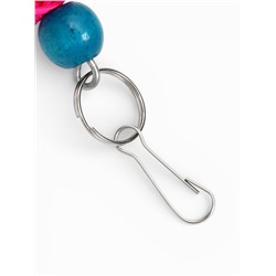 Игрушка для птиц «Гантели», 15×8 см, цвет МИКС