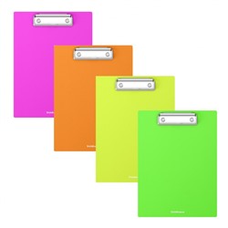 Планшет (доска с зажимом) А5 Matt Neon ассорти 55128 ErichKrause