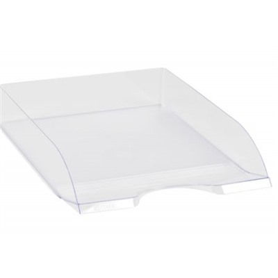 Лоток для бумаг горизонтальный ДЕЛЬТА прозрачный ЛТГ-30463 Стамм