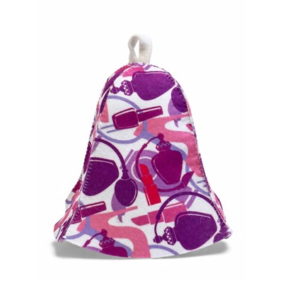 Шапка для бани и сауны «Косметика», полиэфир 70%, шерсть 30%, «Добропаровъ»