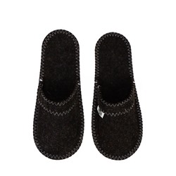 Тапочки для бани, шерсть 100%, серые, «Добропаровъ»