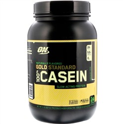 Optimum Nutrition, Gold Standard 100% Casein, Naturally Flavored, Chocolate Creme, 2 lbs (907 g)
