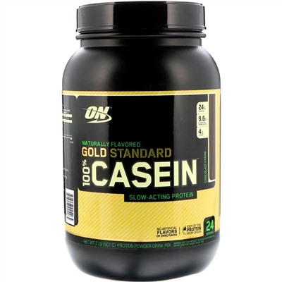 Optimum Nutrition, Gold Standard 100% Casein, Naturally Flavored, Chocolate Creme, 2 lbs (907 g)