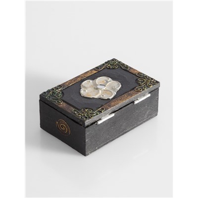 Шкатулка «Цветок», 12×8×5 см, МДФ