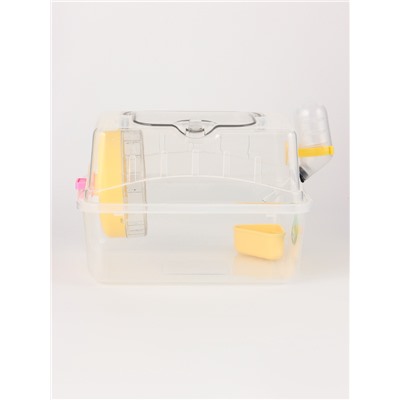 Клетка-переноска для грызунов, 23×17×16 см, прозрачная