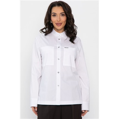Рубашка хлопковая Асгарда (белая) Б14567-31М