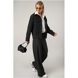 Женская джинсовая куртка с капюшоном Happyfox