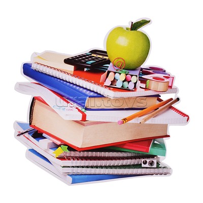 Украшение на скотче 284х326мм "До свидания, Школа!"