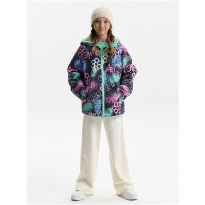 Двусторонняя ветровка для девочек