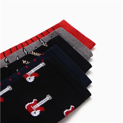 Носки мужские KAFTAN Real man, р. 41-44 (27-29 см), набор 5 пар