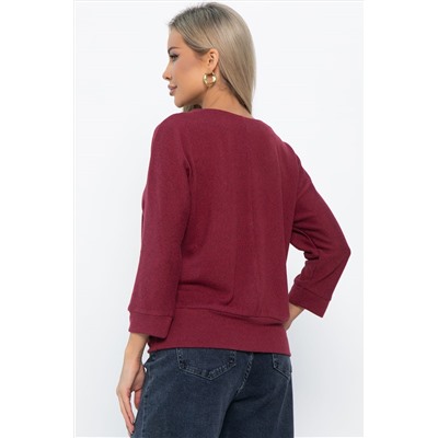 Джемпер трикотажный Претти (бордовый) Б14845-50М