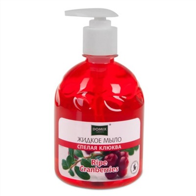 Domix Green Жидкое мыло с дозатором «Спелая клюква», 500 мл 1404