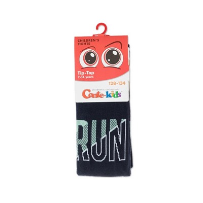 Колготки детские CONTE-KIDS Хлопковые колготки TIP-TOP с рисунком «Run»