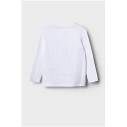 Фуфайка трикотажная для девочек (футболка с длинными рукавами) PLAYTODAY, 1241363