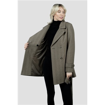 01-12247 Пальто женское демисезонное (пояс)