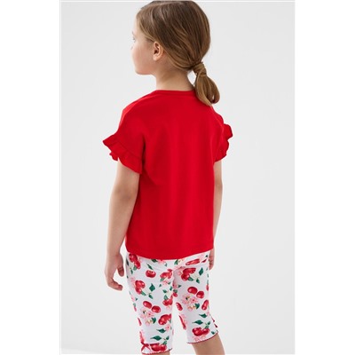 Брюки трикотажные для девочек (легинсы укороченные), 2 пары в комплекте PLAYTODAY, 1242813