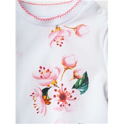 Комплект детский трикотажный для девочек: джемпер (футболка), брюки (легинсы укороченные)