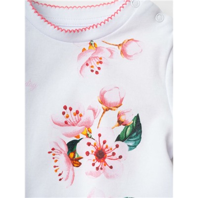 Комплект детский трикотажный для девочек: джемпер (футболка), брюки (легинсы укороченные)