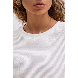 Футболка женская INVOICE хлопок (Молочный)