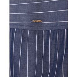 Блузка свободного силуэта в полоску из 100 % хлопка