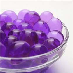 Аквагрунт, крупный гидрогель декоративный для цветов, фиолетовый, 10 г