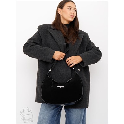 Сумка женская кожаная 91183MSS black Velina Fabbiano-Safenta  в Новосибирске