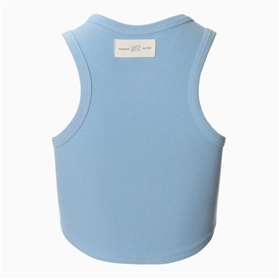 Топ в рубчик женский MIST, onesize, голубой