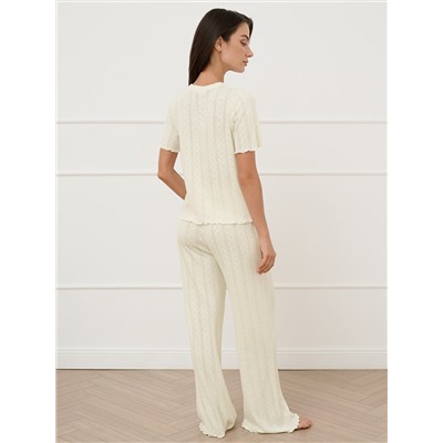 Omsa Пижама OmD 0250D POINTELLE Пижама жен. (Футболка+Брюки широкие с гульфиком), СО