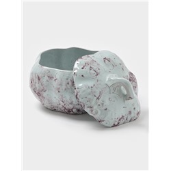 Горшок для запекания Борисовская керамика «Тыква», 2.4 л, серый