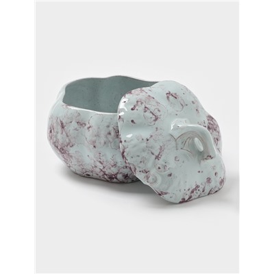 Горшок для запекания Борисовская керамика «Тыква», 2.4 л, серый