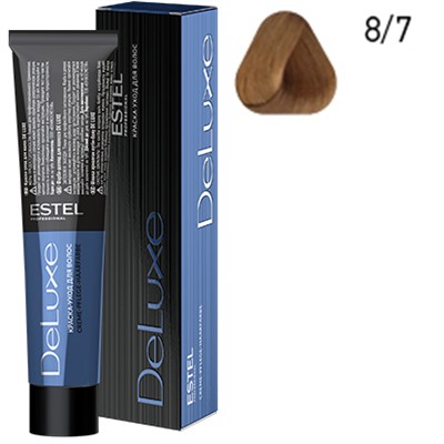 ЭстельDeLuxe Крем-краска для волос 8/7 Светло-русый коричневый 60 мл