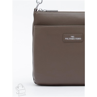 Сумка женская кожаная 2378Y d.apricot Polina&Eiterou