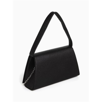 Сумка-клатч женская вечерняя на магните, чёрная