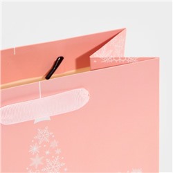 Пакет подарочный новогодний ламинированный «Сладкого Нового Года», MS 18×23×10 см