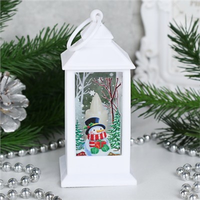 Фонарь светодиодный 13 см / JSFD02white /уп 12/240/новогодний/белый