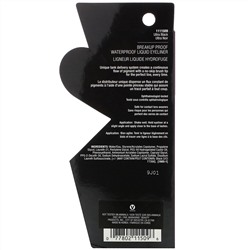 Wet n Wild, Breakup Proof Waterproof Liquid Eyeliner, Ultra Black, 0.03 fl oz (0.9 ml)
