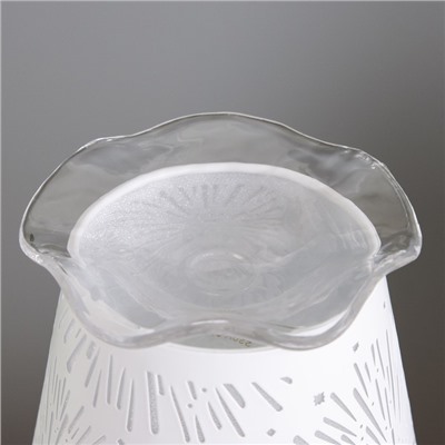 Аромалампа RISALUX «Салют», с подсветкой, Е27, 40 Вт, RGB, 13×13×30 см, белая