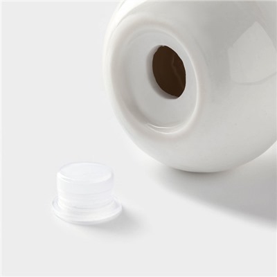 Набор для специй BellaTenero, 50 мл, набор 7 шт., на бамбуковой подставке, фарфор, белый