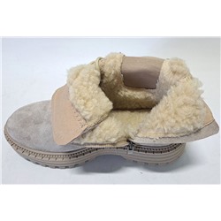 803/3 песок Ботинки зима женские (36-41)/6