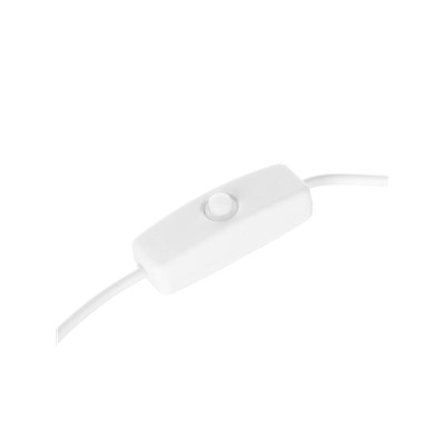 Лампа для маникюра, LED, на прищепке, 1 диод, 3 Вт, USB, белая