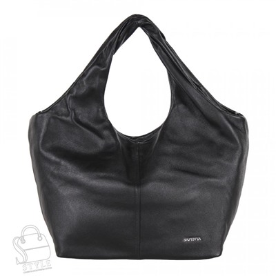 Сумка женская кожаная 970269 black Velina Fabbiano-Safenta