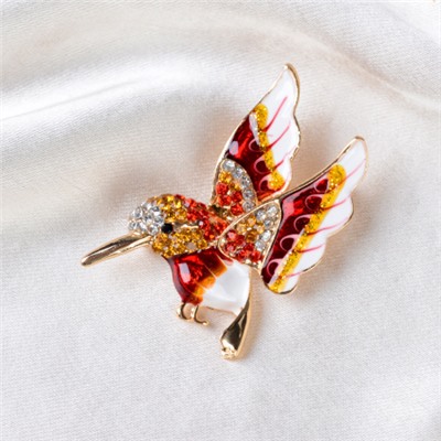 Брошь Колибри 4,5 см / GM282 /уп 36/ микс