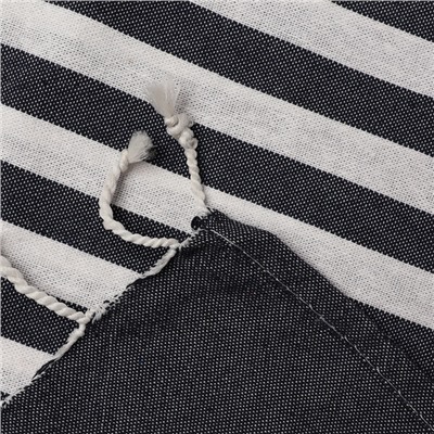 Полотенце - пештемаль пляжное LoveLife Marine, 75×170 см, чёрное