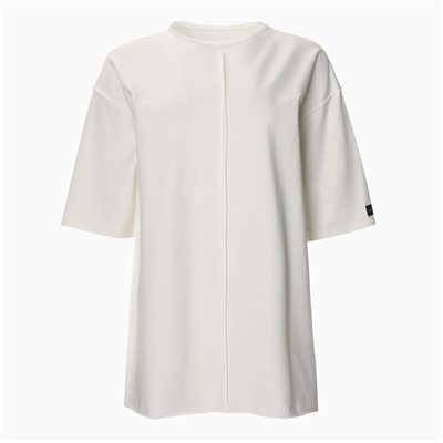 Футболка женская с декоративным швом MIST Base, размер 48-50, цвет молочный