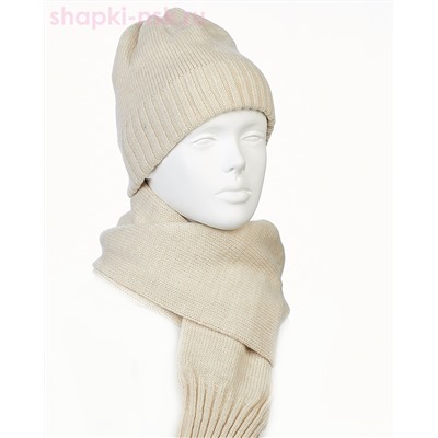 20722 F 1A Брадфорд Комплект женский флис (колпак+шарф) (56-58)