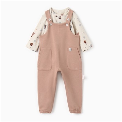 Костюм детский (боди, комбинезон) «Крошка Я. Новогодние игрушки», рост 86-92 см