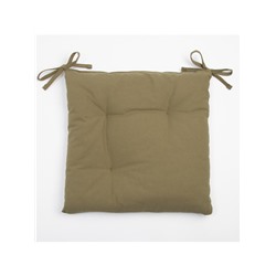 Подушка на стул «Этель» Kitchen, 42×42 см, зелёная
